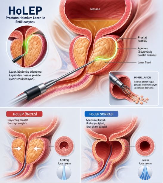 Prostat Büyümesi Lazer Tedavisi ve HoLEP