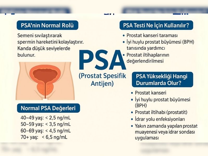 PSA yüksekliği her zaman kanser mi demek?